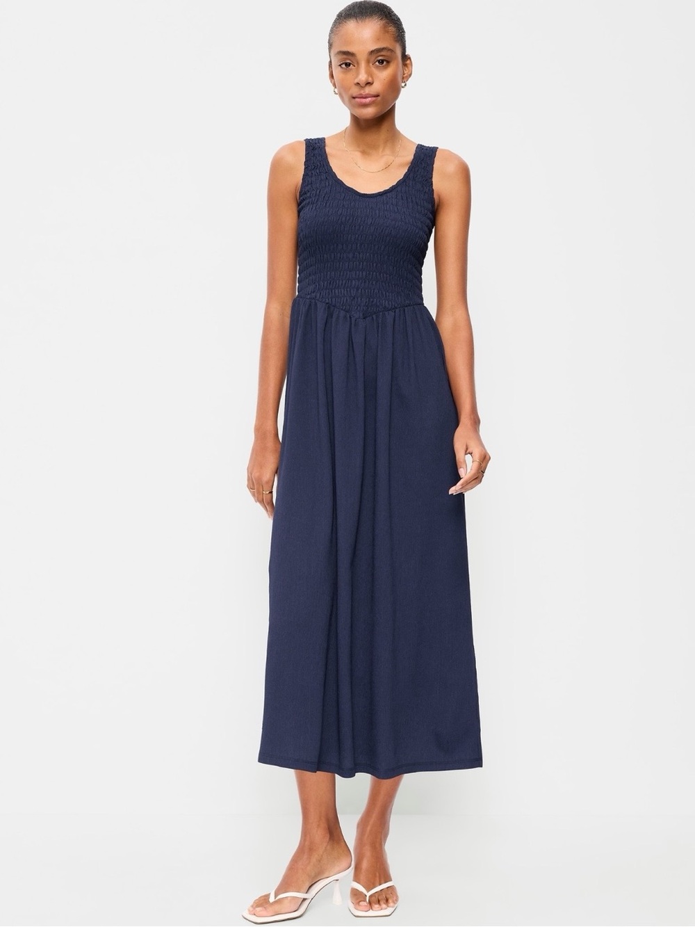 NEW Old Navy tank dress navy blue